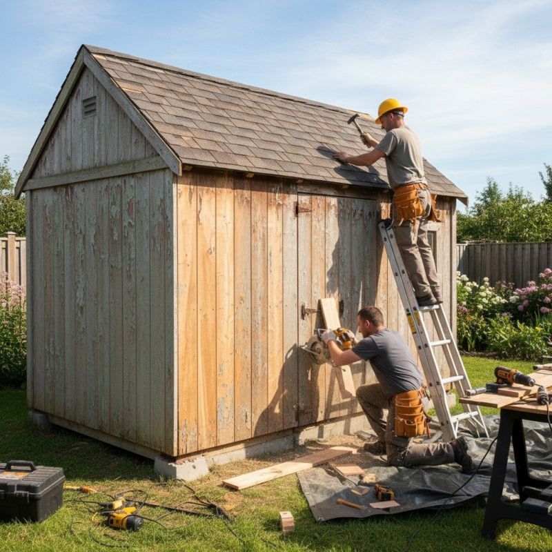 Local Tool Shed Construction pros at work