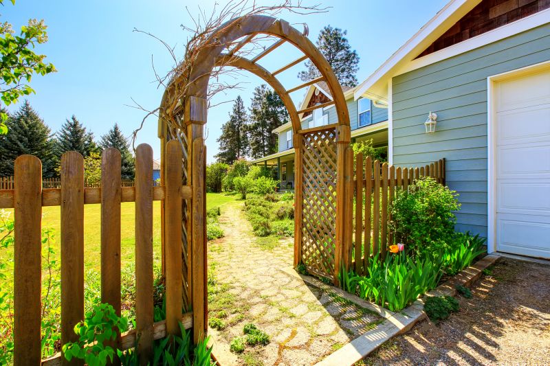 Arched Arbor Installation in Kansas City, KS