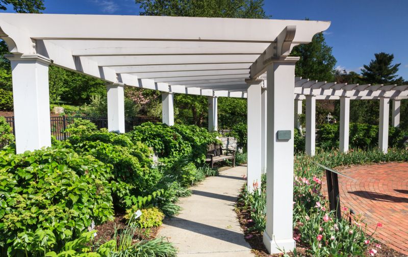 Arched Arbor Installation in Conroe, TX