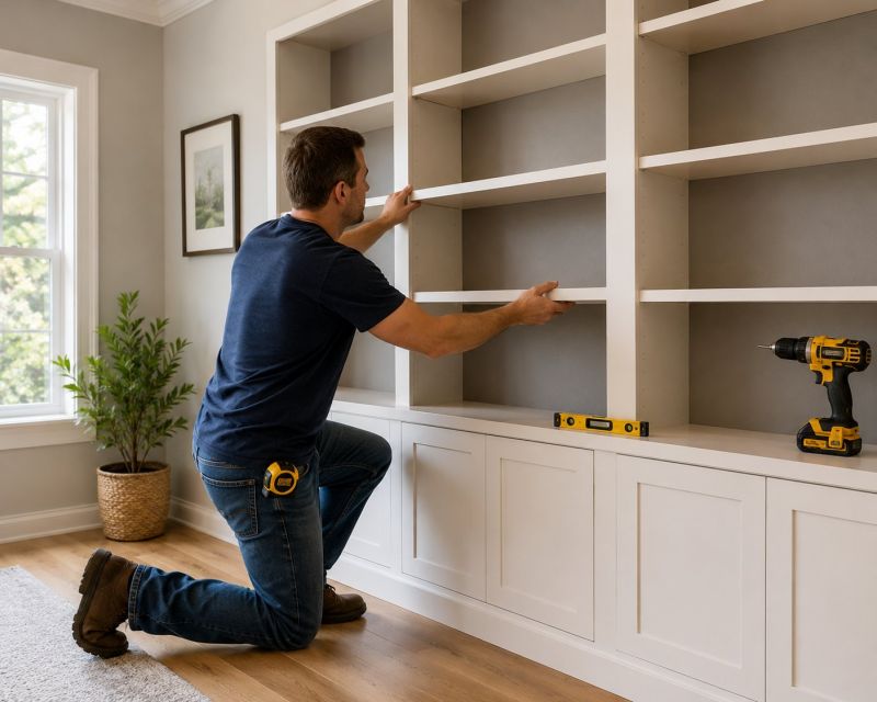 Bookcase Construction in Durham, NC