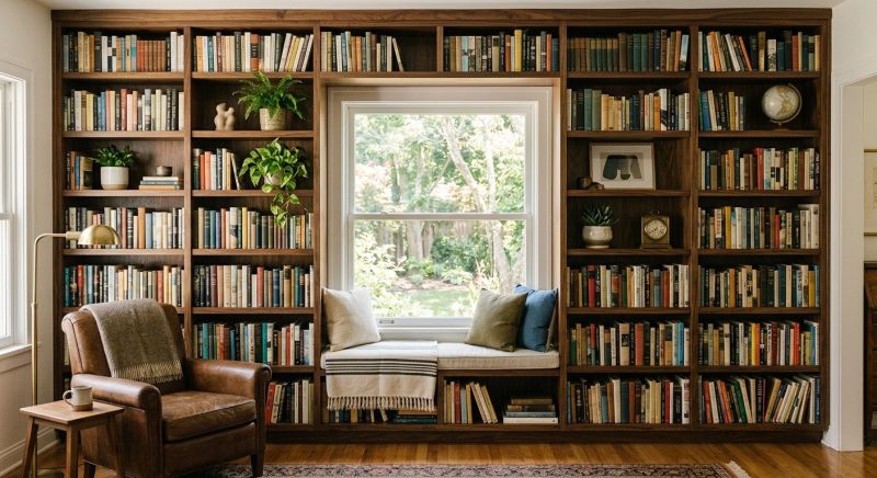 Bookshelves Installation in Winston Salem, NC
