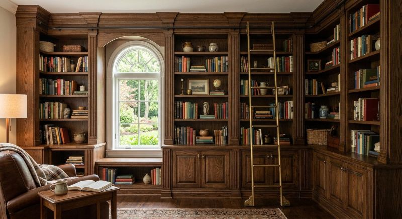 Built In Bookshelves Installation in Greensboro, NC