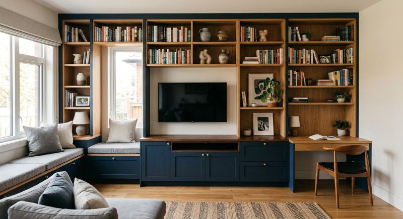 Built In Desk Installation in Frederick, MD