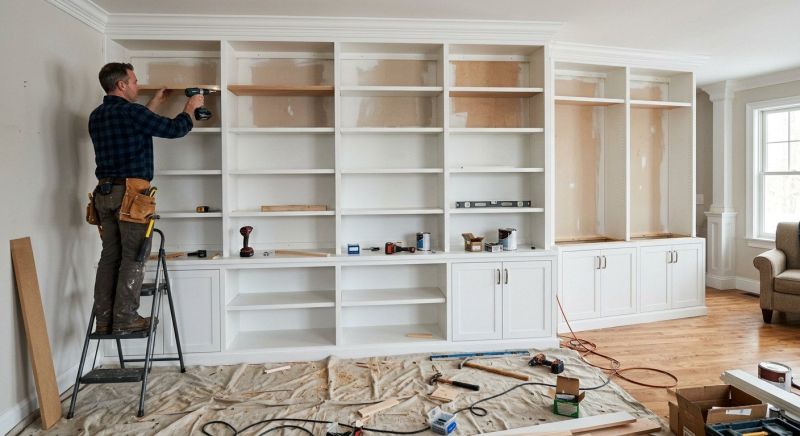 Built In Storage Installation in Fairfax, VA