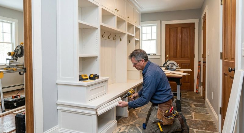 Built In Tv Cabinetry in Alexandria, VA