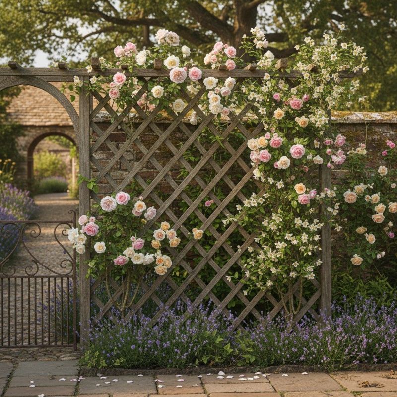 Rose Trellis Installation in Kansas City, KS