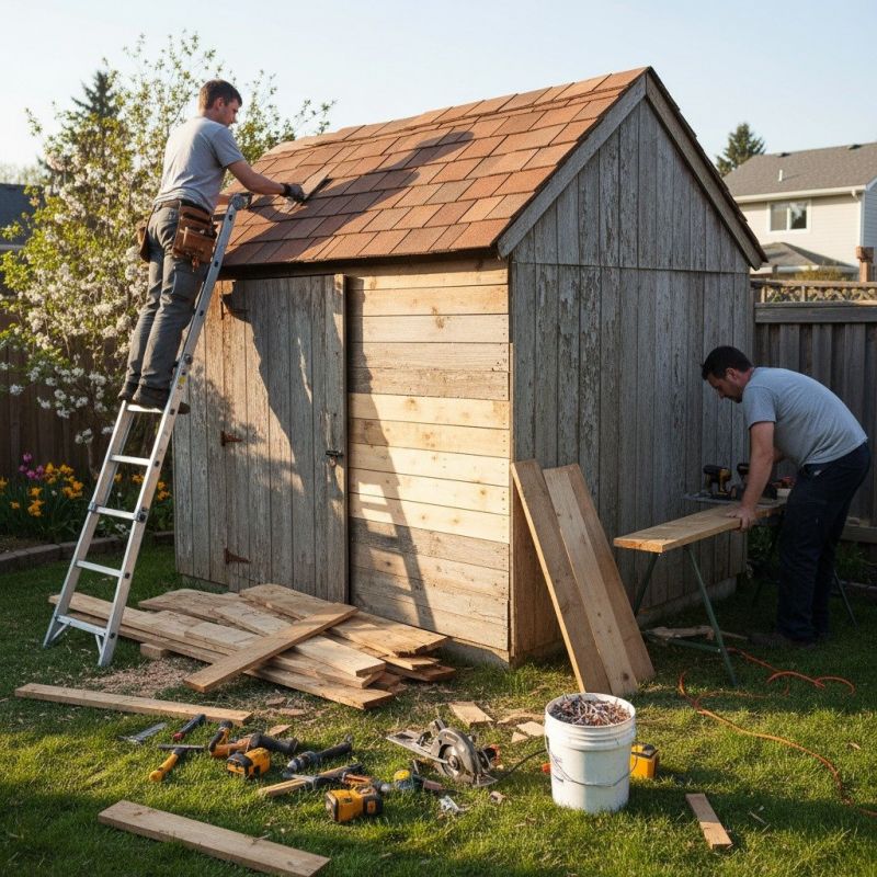 Shed Roof Repair in Kansas City, KS