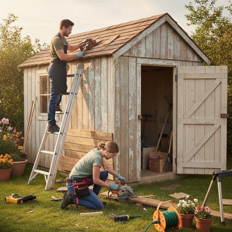 Shed Roof Repair in Kansas City, KS