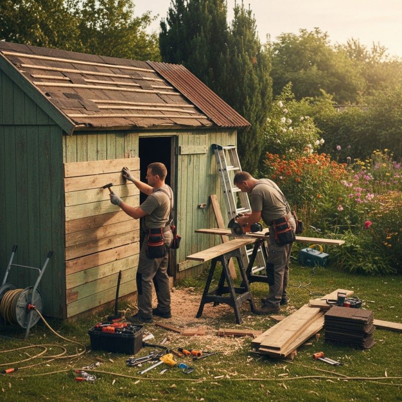 Wood Shed Repair in Olathe, KS